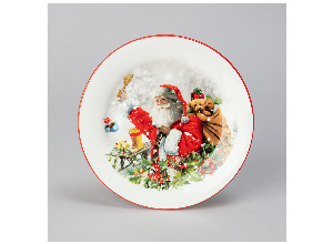 Тарелка закусочная agness “с новым годом! 20,3*2 см (кор=36шт.)