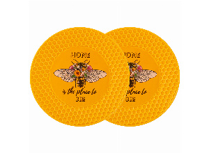 Набор тарелок закусочных lefard honey bee 2 шт. 20,5 см (кор=24наб.)