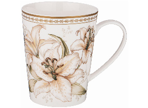 Кружка lefard lilies 450 мл (кор=24шт.)