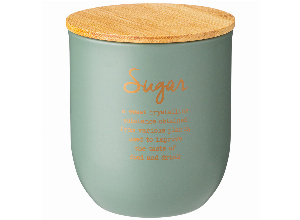 Емкость для сыпучих продуктов agness glam сахар 9x6x10 см