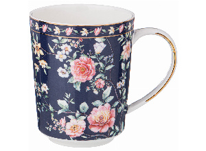 Кружка lefard grace 400 мл синяя (кор=48шт.)