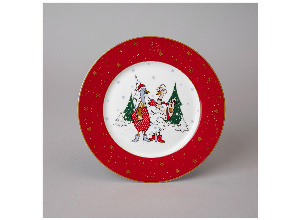 Тарелка закусочная lefard family christmas 20 см (кор=24шт,)
