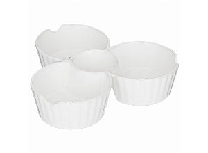 Менажница 4 секции bronco soul kitchen 22*5 см (кор=16шт.)