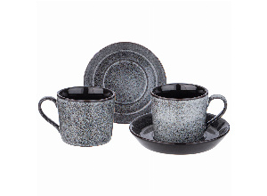 Чайный набор lefard graphite на 2 пер. 4 пр. 250 мл (кор=6наб.)