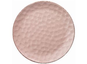 Тарелка подстановочная 24 см коллекция отражение цвет:розовая пудра (мал=6шт)