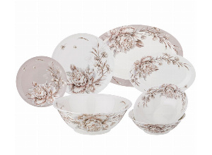 СЕРВИЗ СТОЛОВЫЙ LEFARD WHITE FLOWER НА 6 ПЕР. 23 ПР. (КОР=1НАБ.)