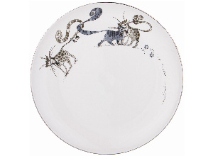 Тарелка закусочная lefard котики 23 см (кор=36шт.)