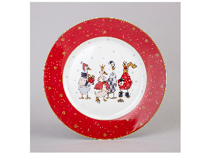 Тарелка обеденная lefard family christmas 25 см (кор=24шт.)