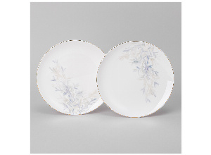 Набор тарелок закусочных lefard inspiration лаванда 2 шт. 20,5 см (кор=12наб.)