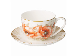 Чайная пара lefard antique 330 мл (кор=24наб.)