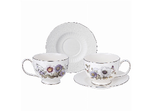 Чайный набор lefard bouquet на 2 пер. 4 пр. 280 мл (кор=24наб.)