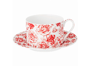 Чайная пара lefard roses 200 мл (кор=24наб.)