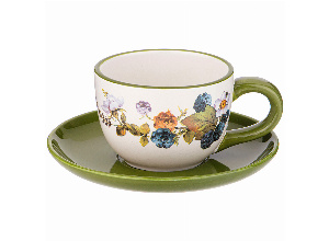 Чайная пара agness урожай 15*7 см 220 мл (кор=36наб.)