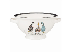 Салатник с ручками lefard family farm 1000 мл 21*18*9,5 см (кор=16шт.)