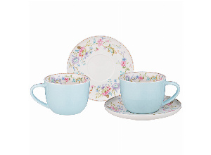 Чайный набор lefard blossom на 2 пер. 4 пр. 250 мл (кор=16наб)