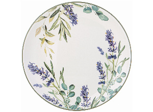 Тарелка обеденная agness лаванда 26*3 см (кор=16шт.)