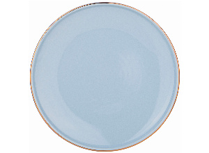 Тарелка закусочная bronco solo 20,5 см бледно-голубая (мал.уп.=4шт./кор=32шт.)