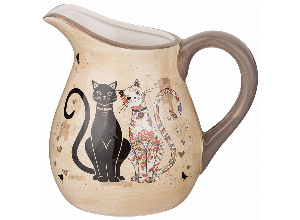 Кувшин agness парижские коты 18*13*16,5 см 1150 мл (кор=16шт.)