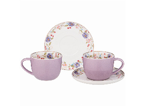 Чайный набор lefard blossom на 2 пер. 4 пр. 250 мл (кор=16наб)