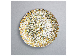Тарелка закусочная shine gold 21 см мал уп.-4шт мин.партия