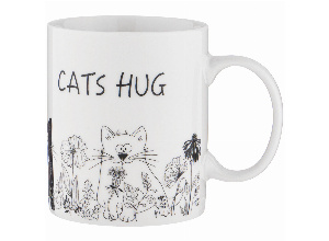 Кружка lefard котомания 340 мл (кор=36)