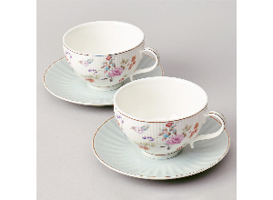 Чайный набор lefard времена года на 2 пер. 4 пр. 250 мл голубой