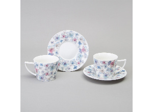 Чайный набор lefard blossom на 2 пер. 4 пр. 250 мл