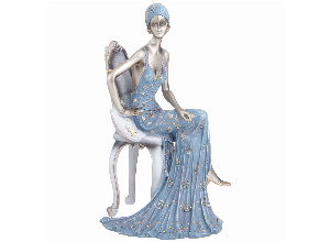 Фигурка декоративная леди 11,8х14,5х25 см