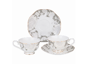 Чайный набор lefard нежность на 2 пер. 4 пр. 250 мл (кор=12наб.)