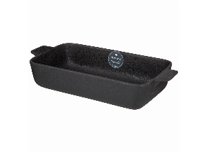 Блюдо прямоугольное с ручками bronco midnight 33,5*16,5*7 см (кор=12шт.)