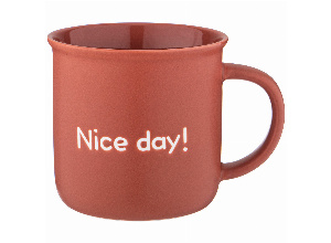 Кружка nice day 450 мл (кор=36 шт) 13*10*9,6см
