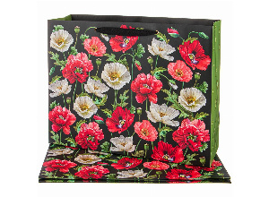 Комплект бумажных пакетов из 4 шт. маки 46,5*35*14,5 см. (кор=15комп.)