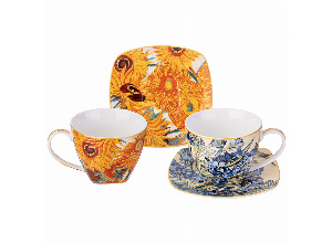 Чайный набор lefard art collection (в. ван гог) на 2 пер. 4 пр. 250 мл (кор=12наб.)