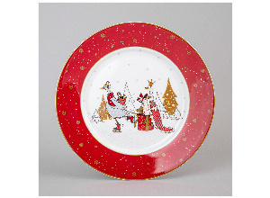 Тарелка обеденная lefard family christmas 25 см (кор=24шт.)