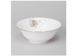 Салатник lefard inspiration золотой цветок 18*7,5 см 800 мл (кор=8шт.)