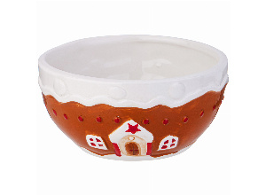 Салатник agness “пряничный домик 15,3*7,5 см 700 мл (кор=24шт.)