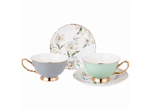 Чайный набор lefard four seasons на 2 пер. 4 пр. 200 мл (кор=12наб.)