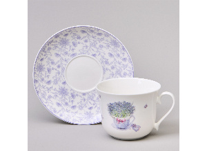 Чайная пара 450 мл лавандовая весна