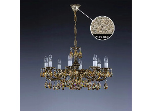 Светильник ARTGLASS ALICE VIII. WHITE GOLD CE
