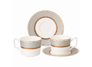 Чайный набор lefard emerald на 2 пер. 4 пр. 250 мл (кор=8наб.)