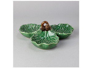 Менажница 3 секции green pine 22,8*23*8,5 см