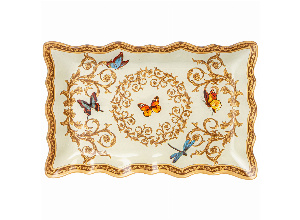 Блюдо для сервировки коллекция monogram25*16*2,5 см мал.уп.= 6 шт. (мин. партия)
