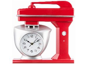 Часы настенные кварцевые chef kitchen 39 см цвет:красный (кор=6шт.)