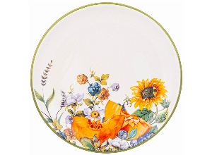 Тарелка закусочная agness урожай 21*2,5 см (кор=24шт.)