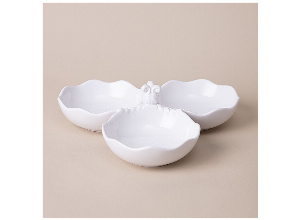 Менажница 3 секции 24х24х7 см