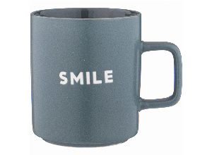 Кружка темно-серая 400 мл (кор=36шт) 12*9*10см