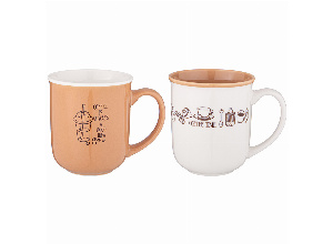 Набор кружек lefard coffee time 2 пр. 400мл
