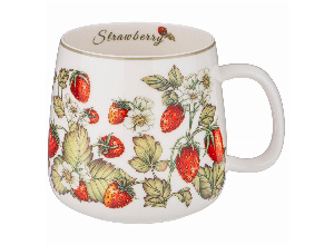Кружка lefard strawberry 400 мл (кор=24шт.)