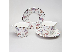 Чайный набор lefard blossom на 2 пер. 4 пр. 250 мл