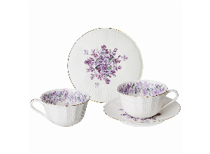 Чайный набор lefard lilac на 2 пер. 4 пр. 330 мл (кор=12наб.)